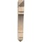 Ekena Millwork Merced Arts & Crafts Rough Sawn Bracket, Douglas Fir, 6"W x 34"D x 46"H BKT06X34X46MRC03RDF - alternate 3